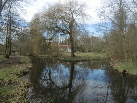 Brüggen : Wanderweg an der Schwalm entlang